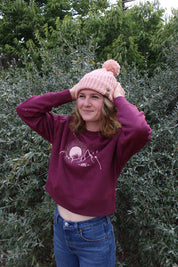 Apex Heart Pom Beanie