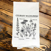 Colorado Wildflowers Tea Towel