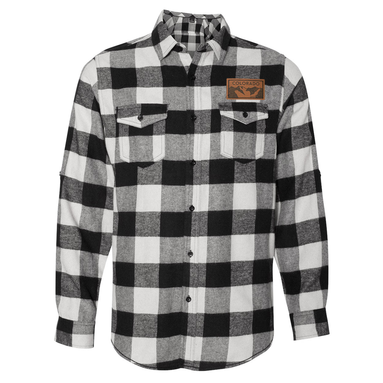 Colorado Patch Flannel - Gray