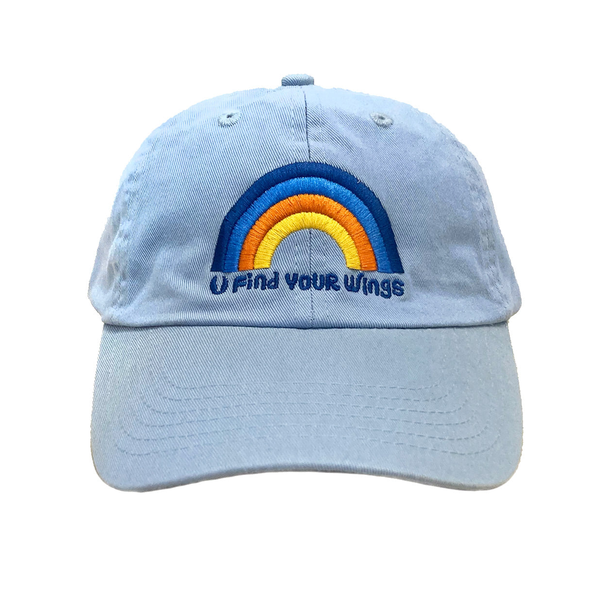 Find Your Wings Rainbow Hat