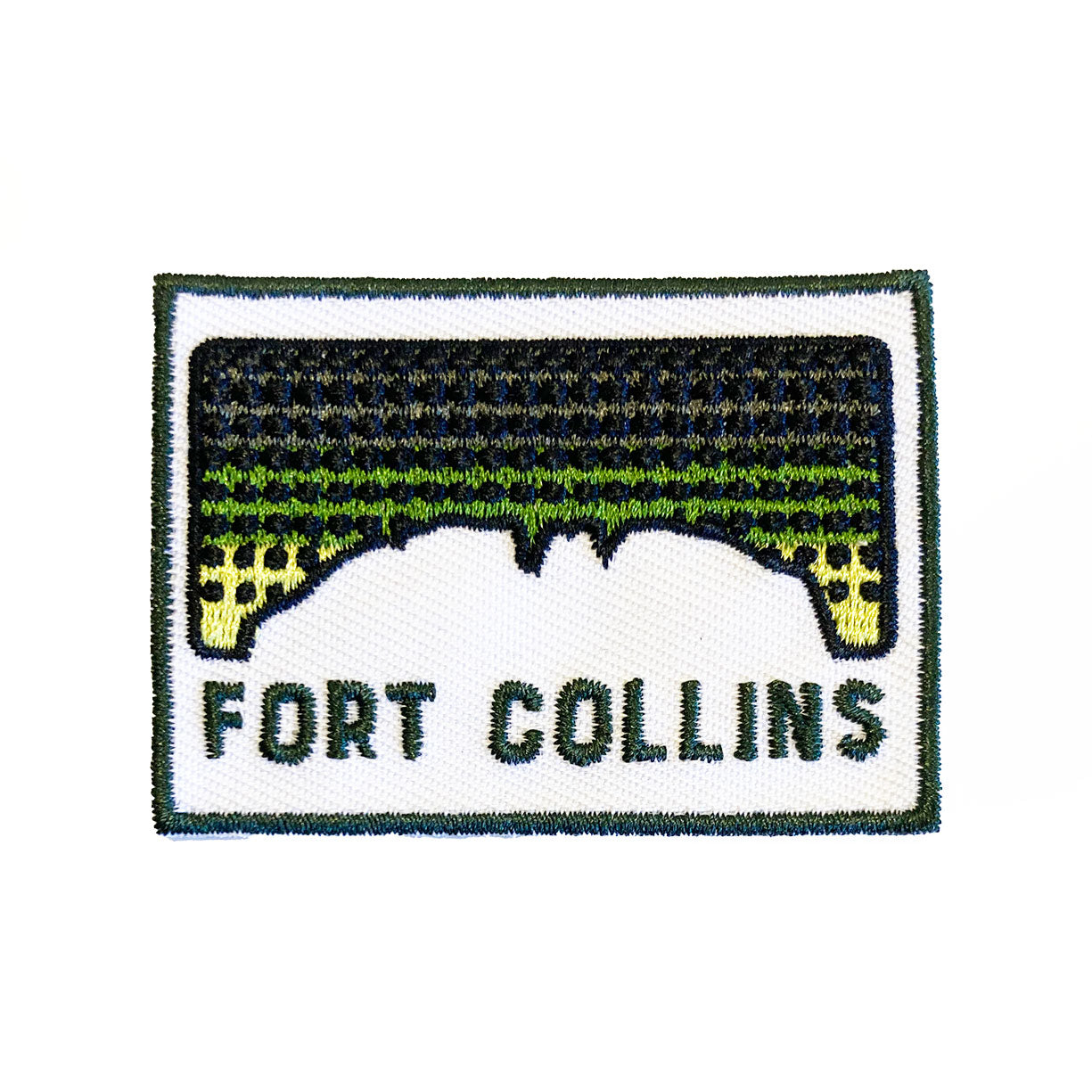 Fort Collins Sunset Iron-On Patch