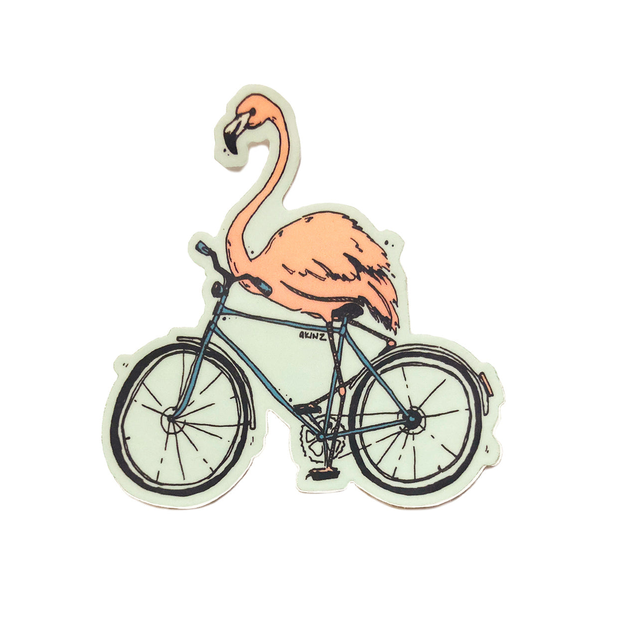 bicycle sticker shop near me Flamingo Bike Sticker