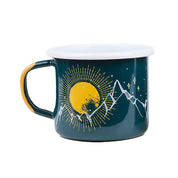 Mountain Views Enamel Camp Mug