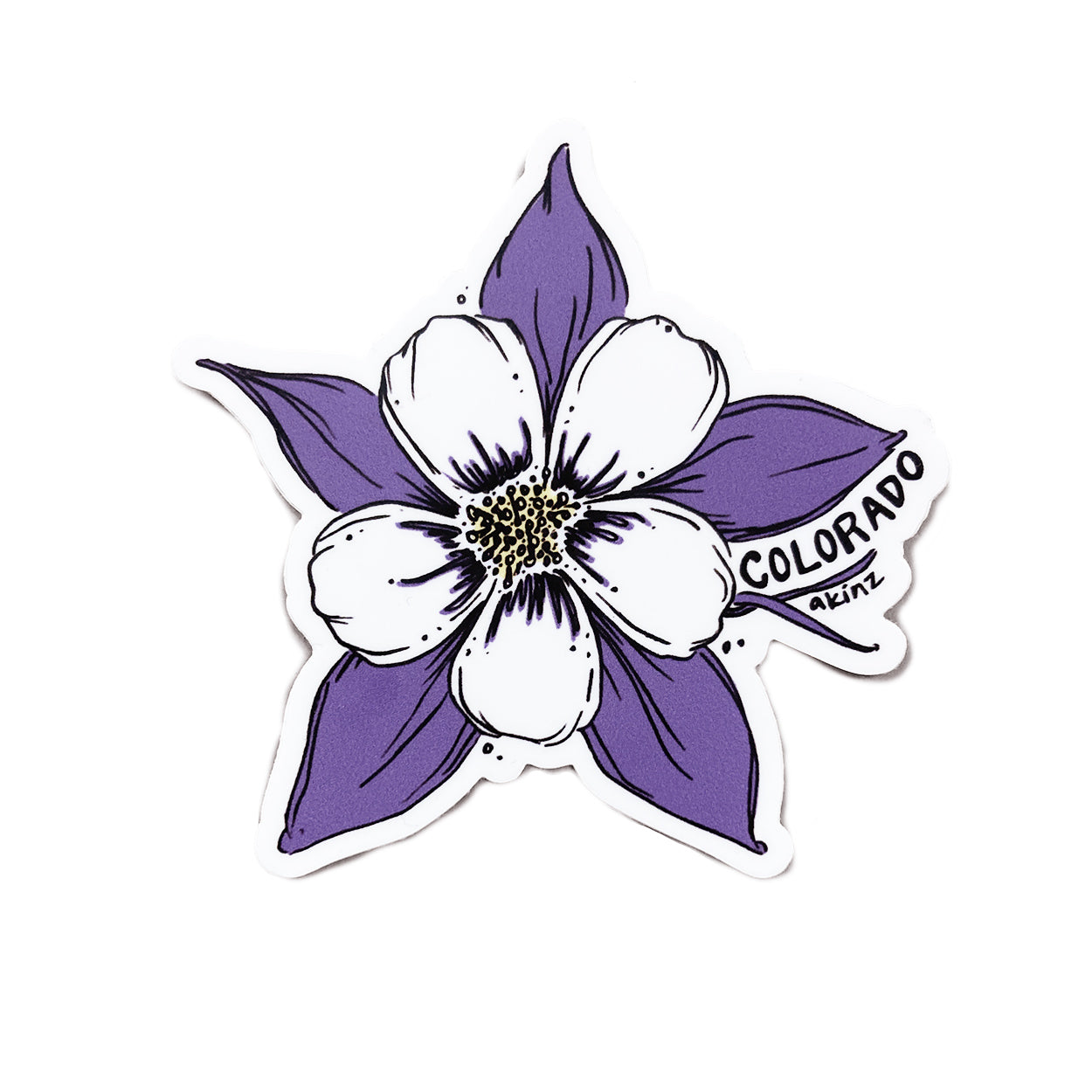 Colorado Columbine Sticker