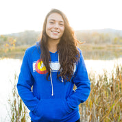 Colorado Flag Hoodie - Royal Blue