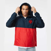Colorado Windbreaker - Navy and Red