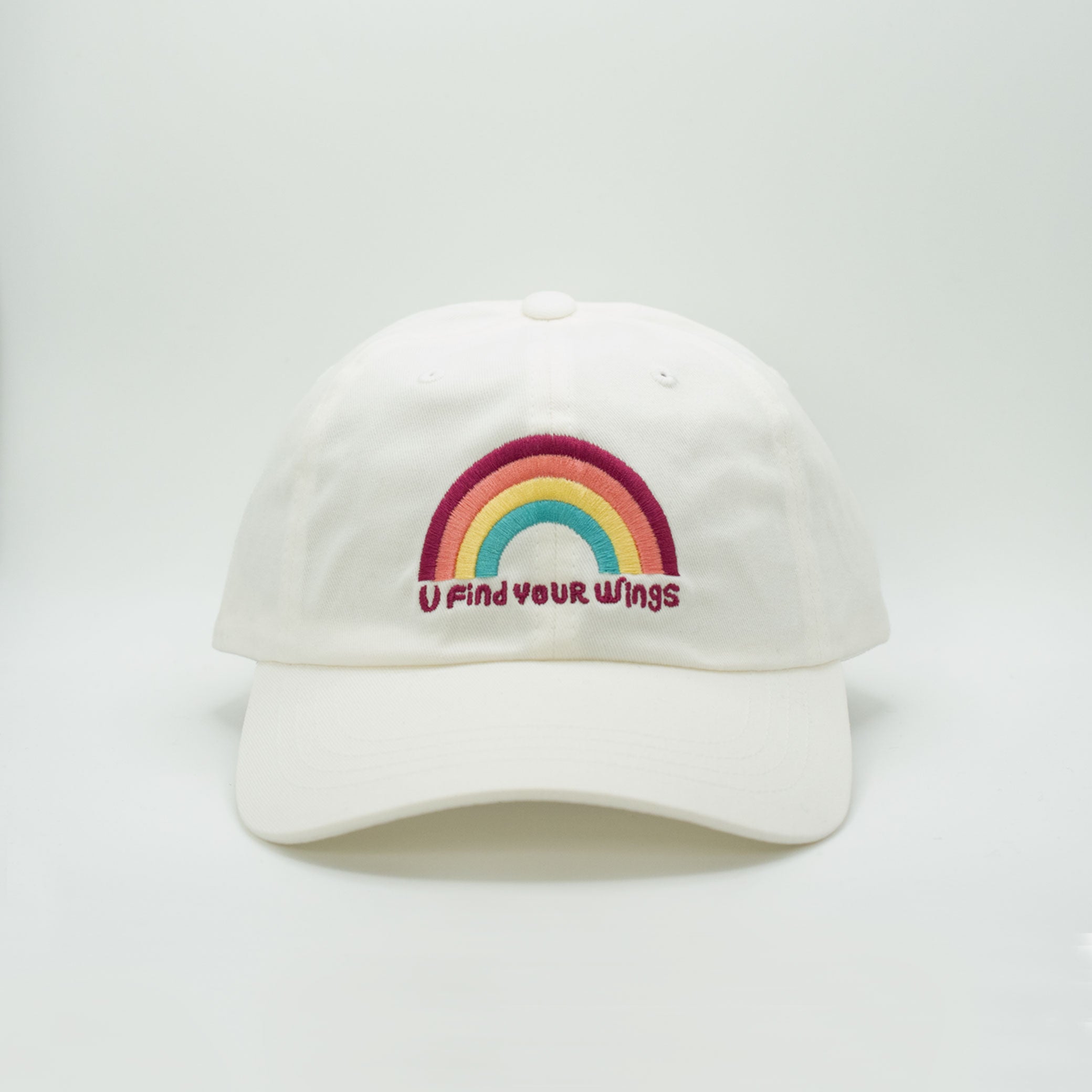 Find Your Wings Rainbow Hat