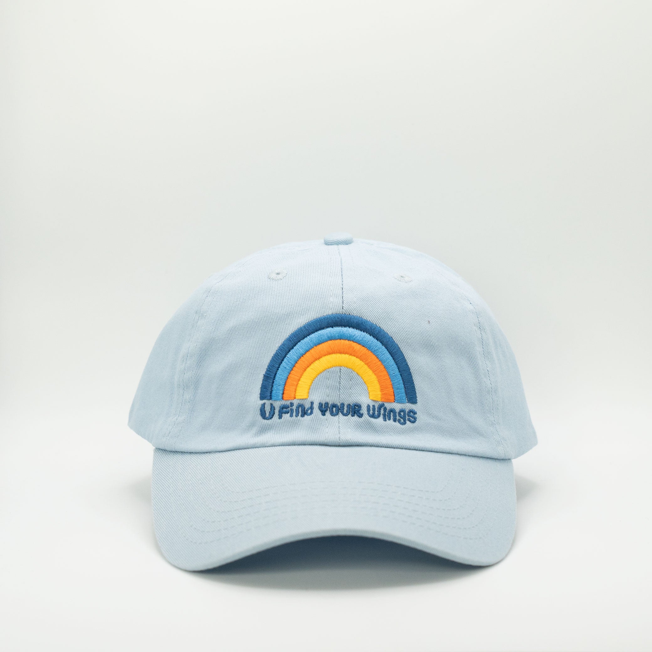 Find Your Wings Rainbow Hat
