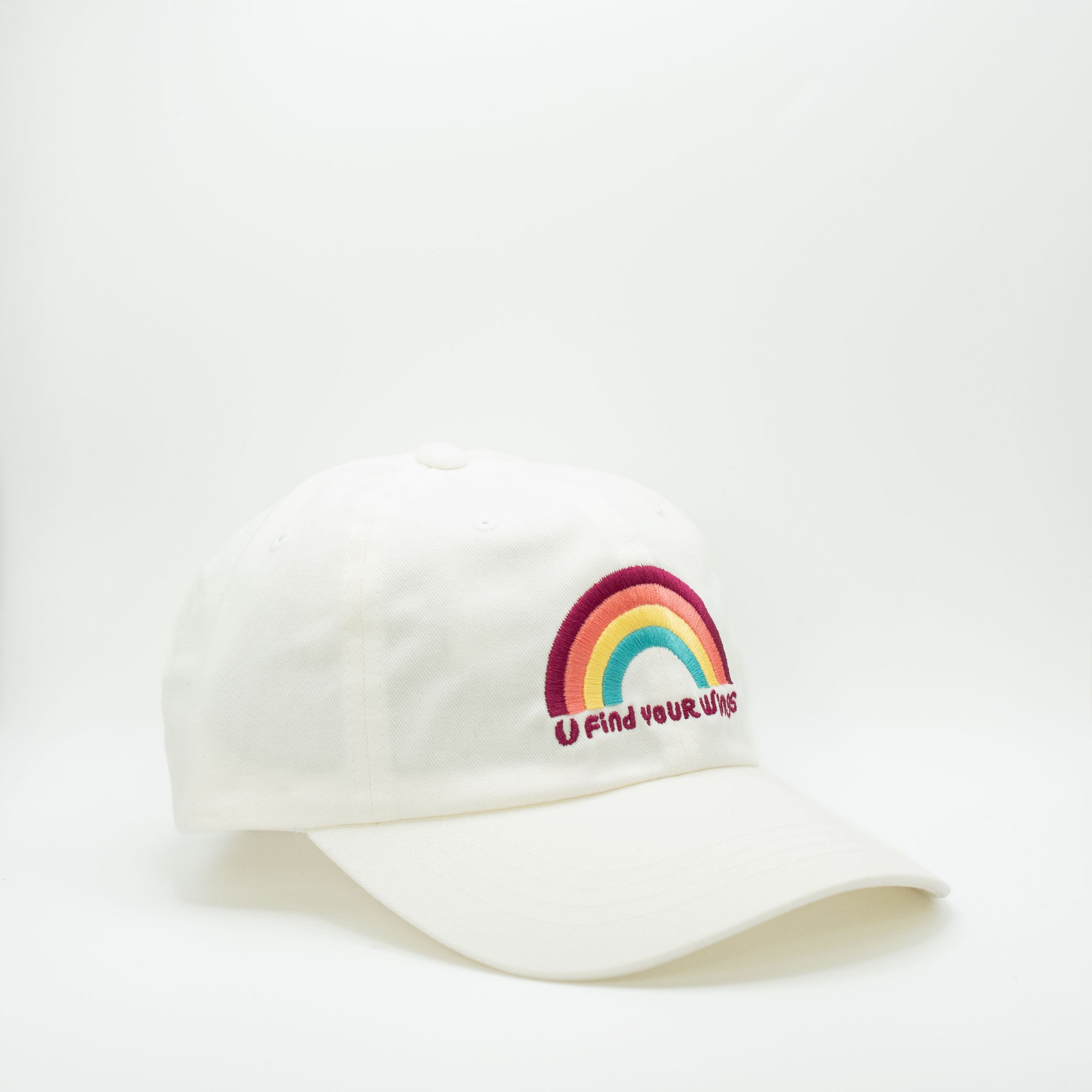 Find Your Wings Rainbow Hat