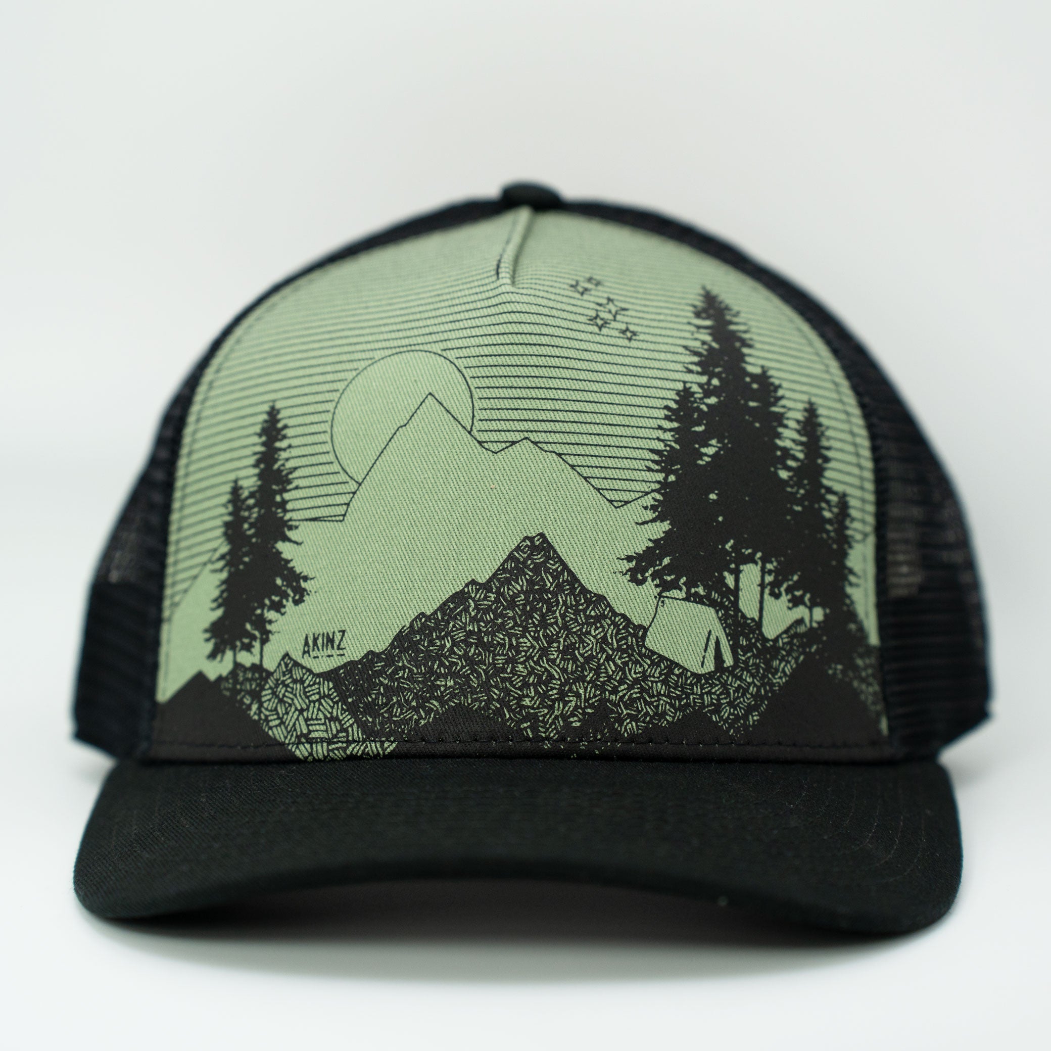 Five Star View Hat - Sage Green