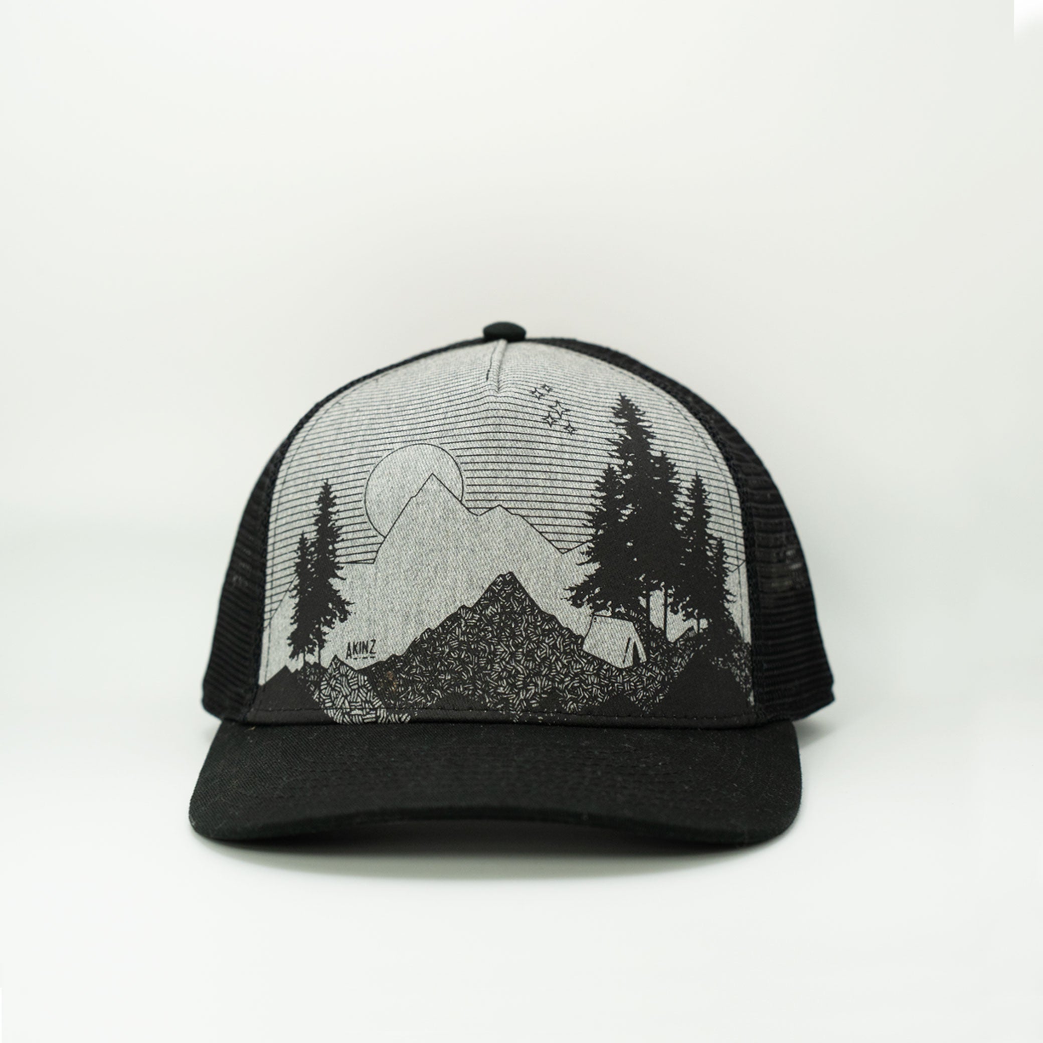 Five Star View Hat - Heather Gray