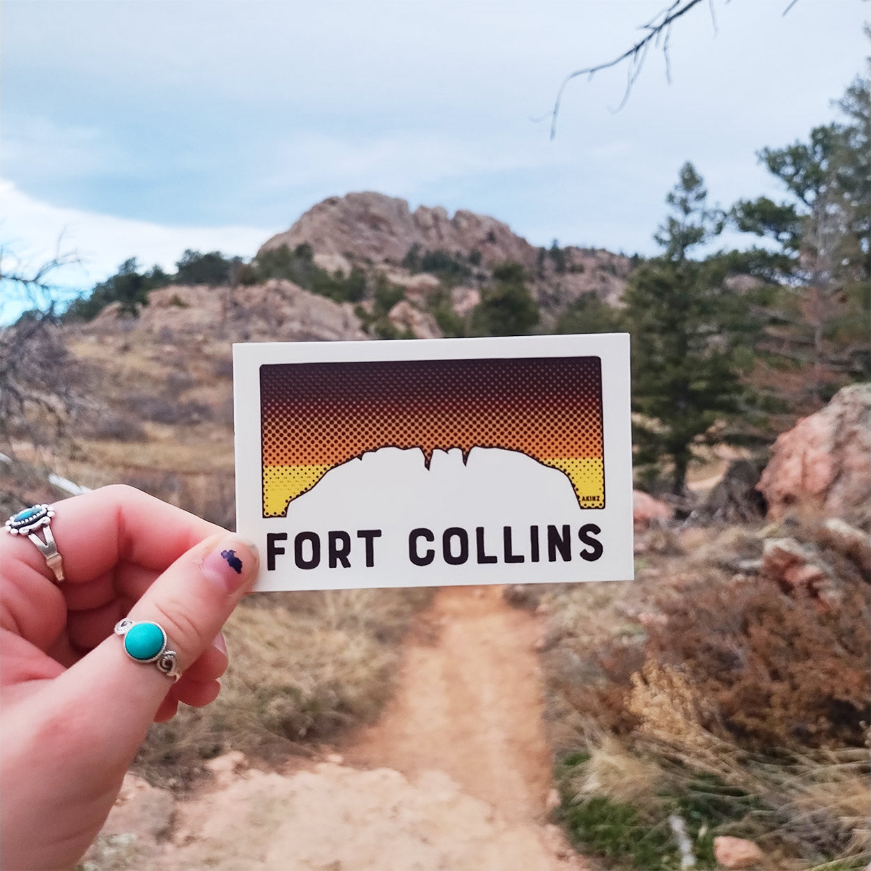 Fort Collins Sunset Sticker