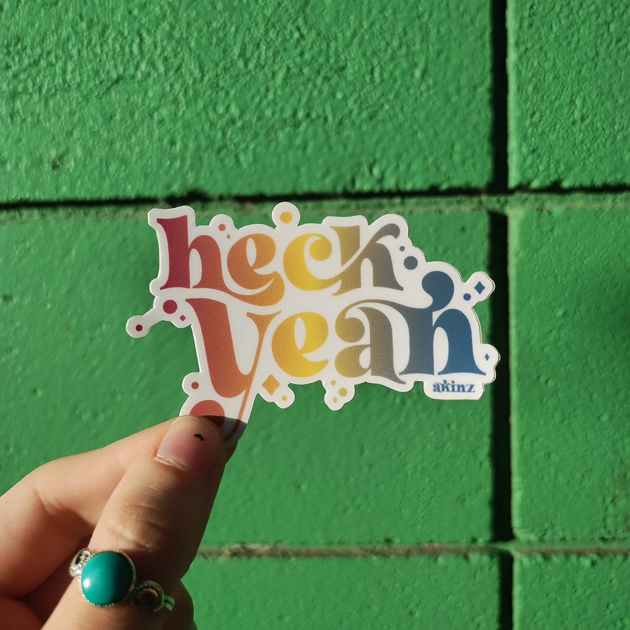 Heck Yeah Sticker