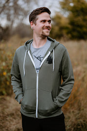 Into the Evergreen Zip Up Hoodie