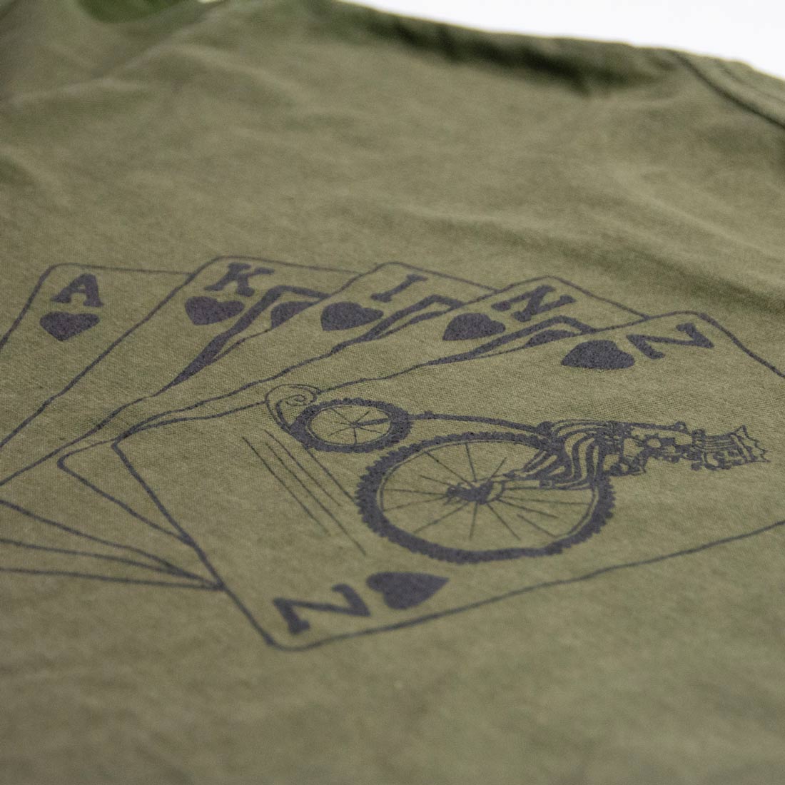 King Penny-Farthing Tee - Vintage Olive