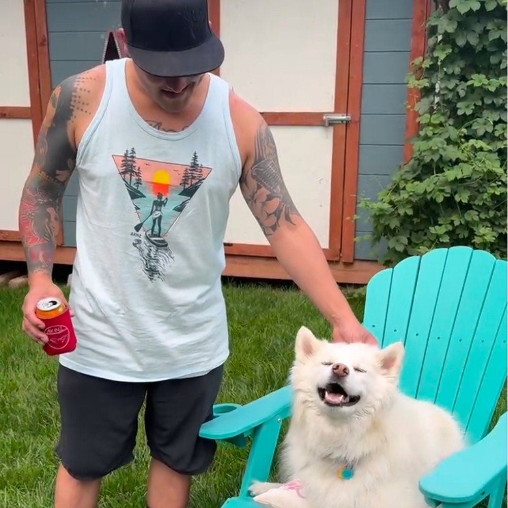 Golden Hour Paddle Board Men's Tank