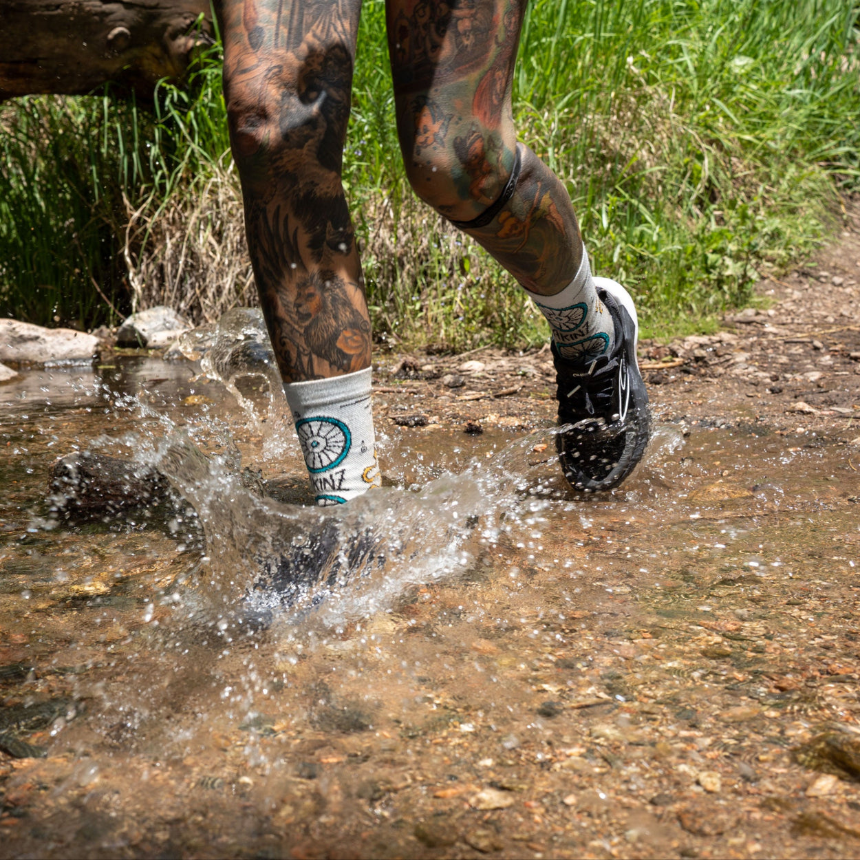 Rain or Shine Performance Crew Socks