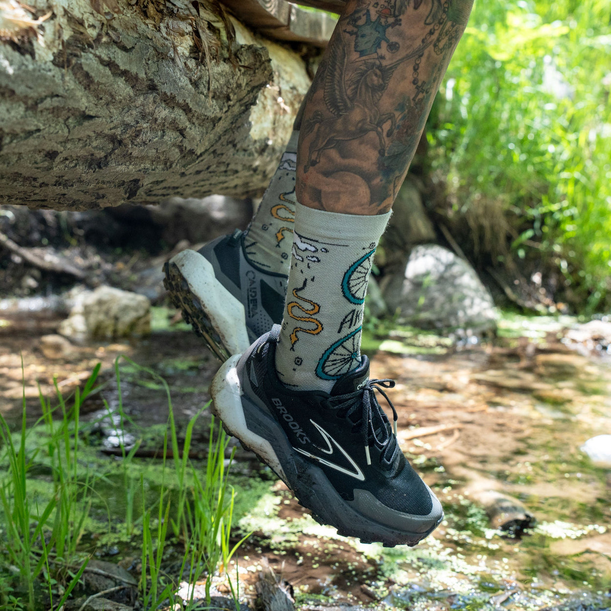 Rain or Shine Performance Crew Socks