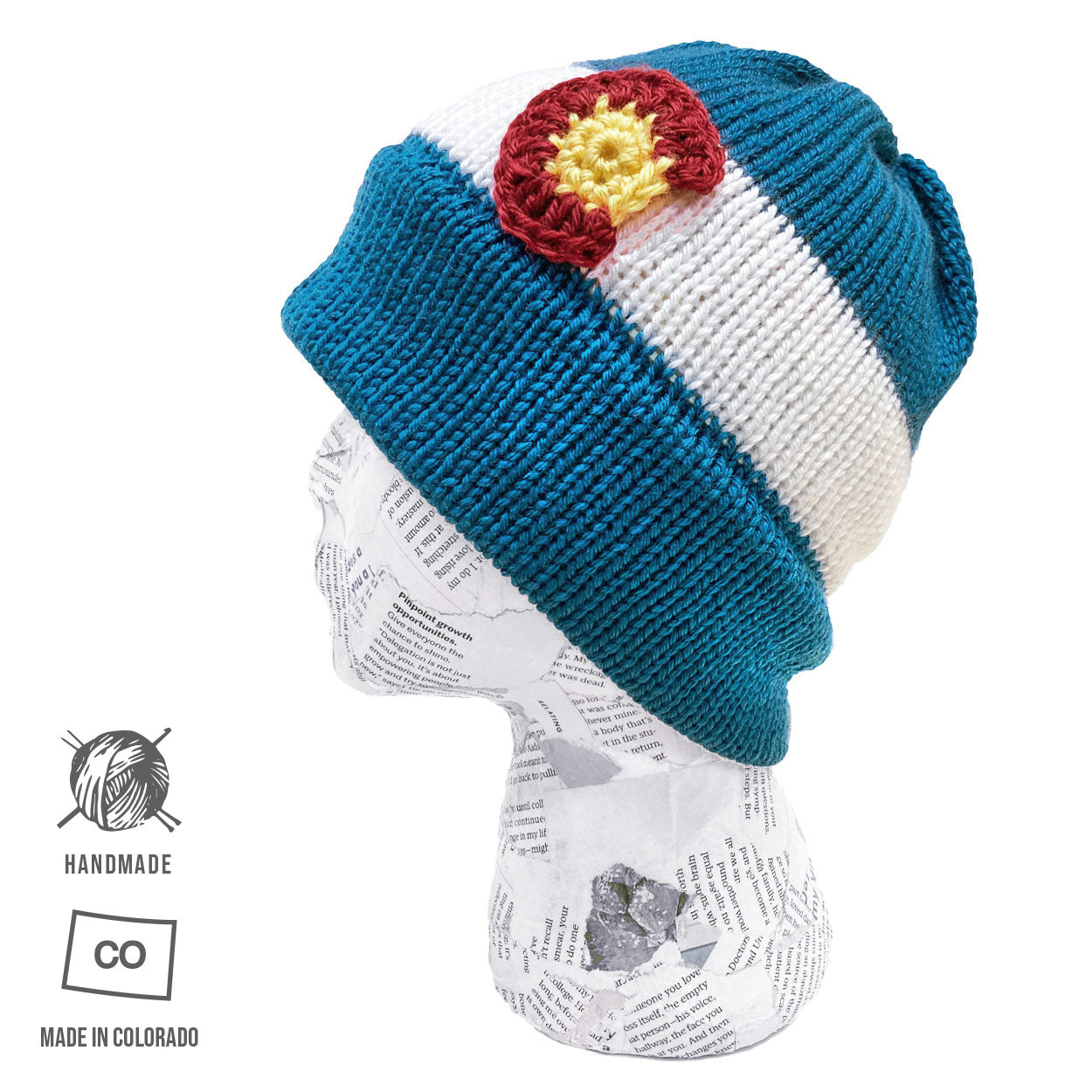 Colorado Flag Knit Beanie