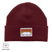 Fort Collins Sunset Cuff Beanie