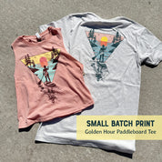Golden Hour Paddle Board Unisex Tee