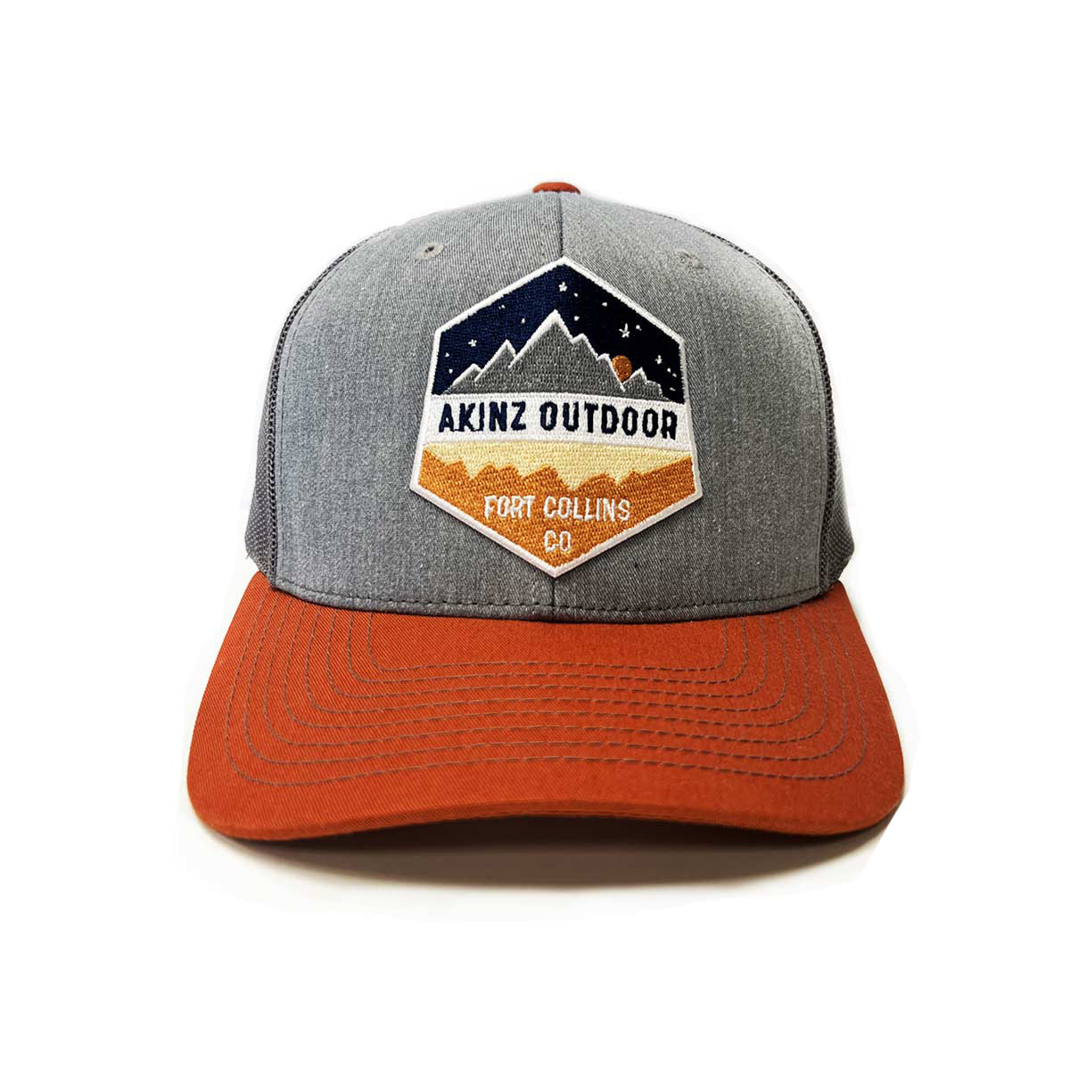 Venture Outdoor Baseball Hat - Orange Patch