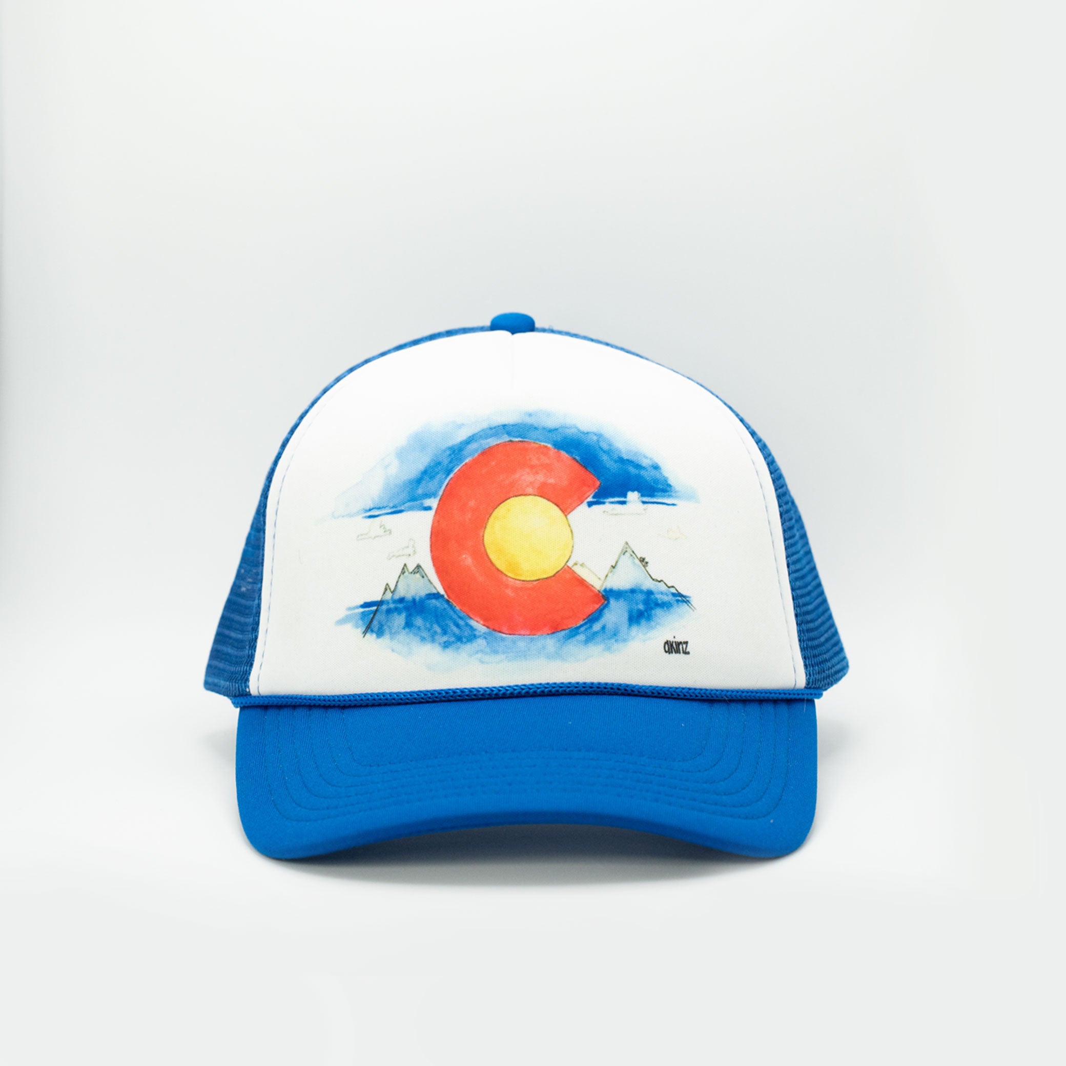 Colorado Watercolor Trucker Hat