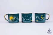 Mountain Views Enamel Camp Mug