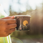 Mountain Views Enamel Camp Mug