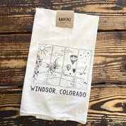 Northern Colorado Cities Tea Towels