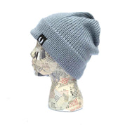 light grey ahab knitted beanie