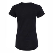 back of womens ascend mountain tee
