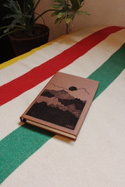 ascend mountains leather journal