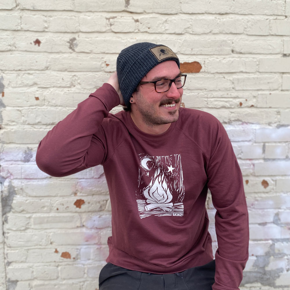 Maroon Campfire Sweatshirt