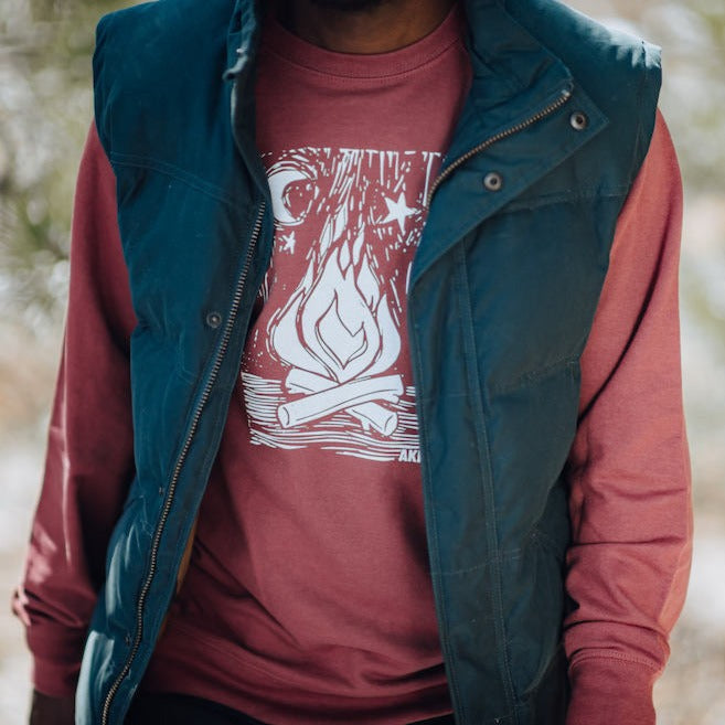 Maroon Campfire Sweatshirt