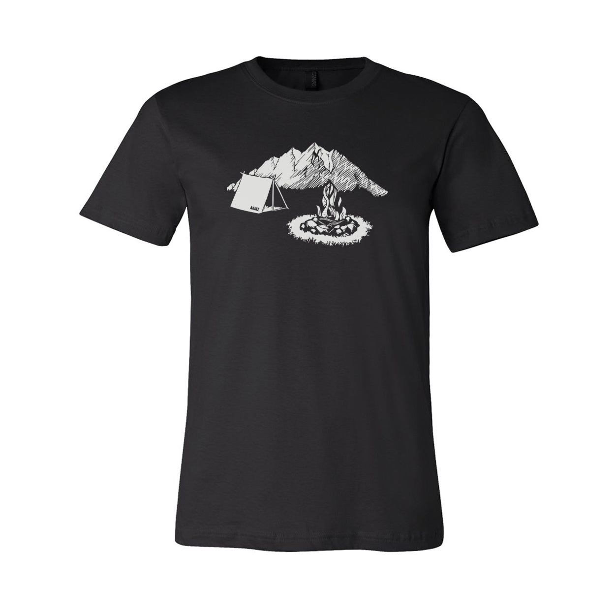 t shirt zelten Campsite Tee Small / Black