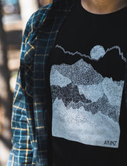 black ascend mountain tee