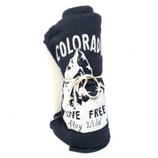 Colorado Live Free Stay Wild Blanket