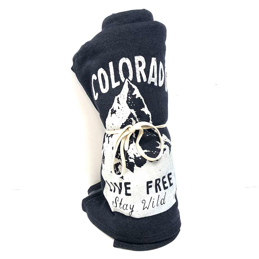 Colorado Live Free Stay Wild Blanket