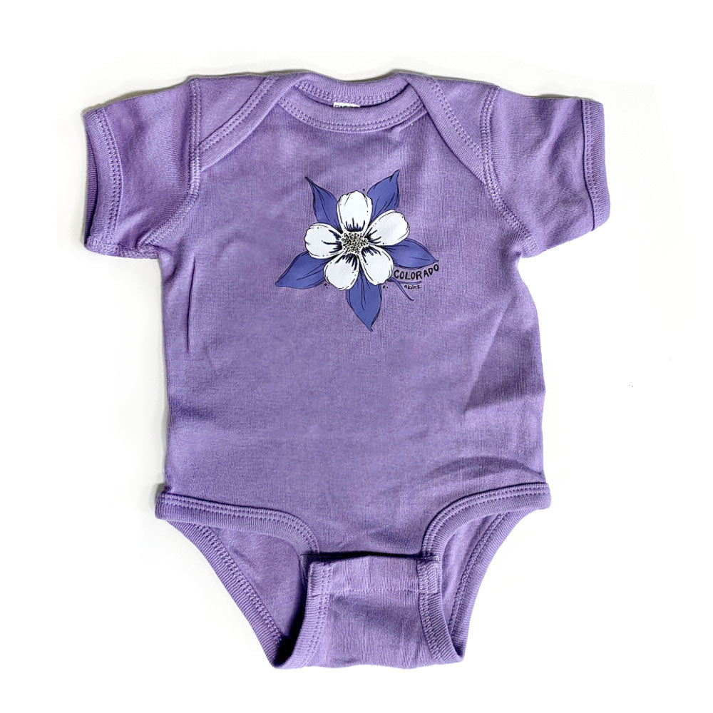 Colorado Columbine Onesie