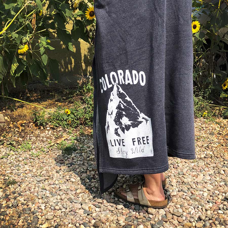 Colorado Live Free Stay Wild Blanket