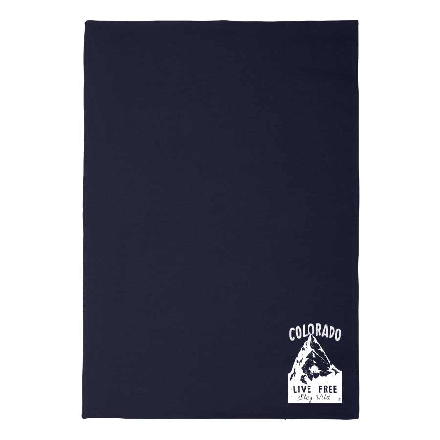 Colorado Live Free Stay Wild Blanket
