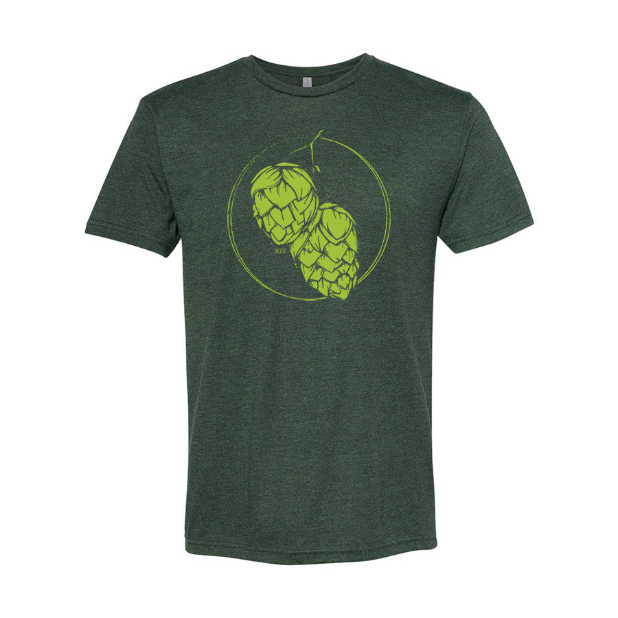 Green hops t shirt