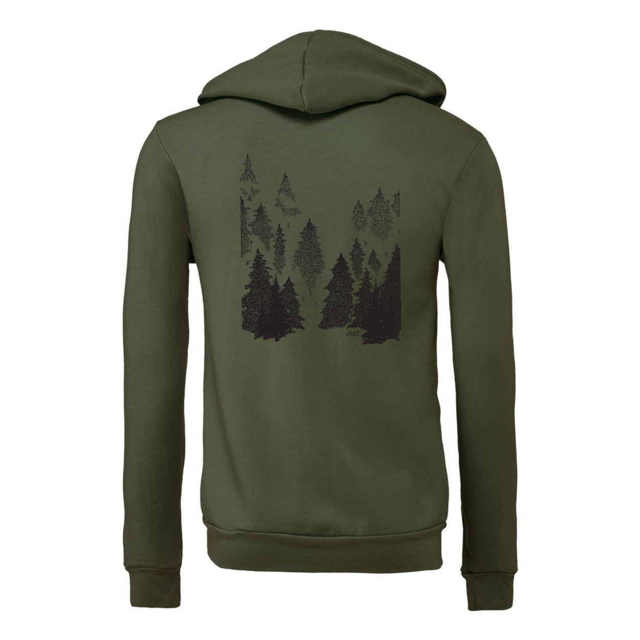 Into the Evergreen Zip Up Hoodie