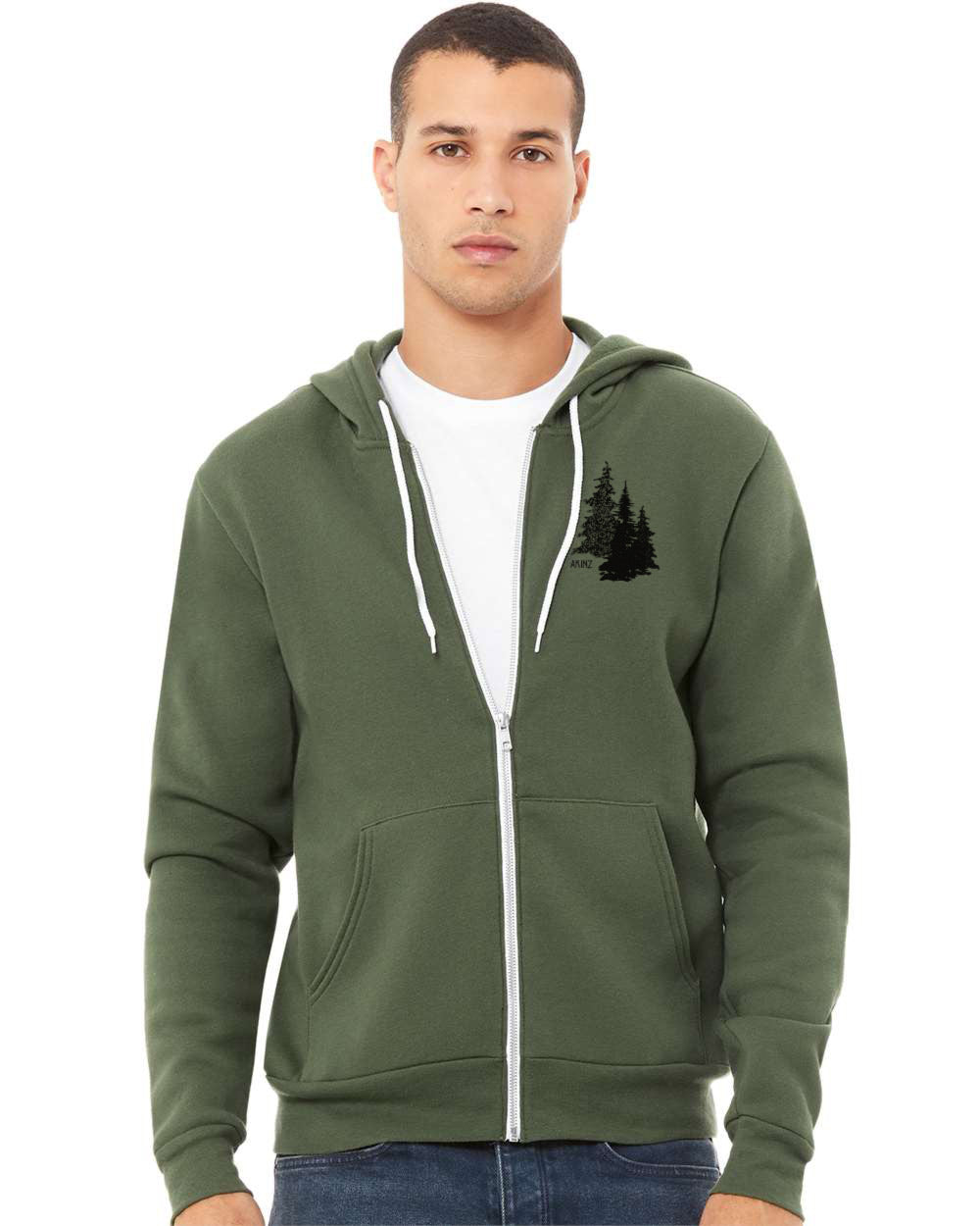 Into the Evergreen Zip Up Hoodie