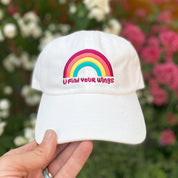 Find Your Wings Rainbow Hat