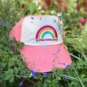 Find Your Wings Rainbow Hat