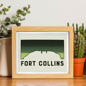 Fort Collins Sunset Art Print - 8" x 10"