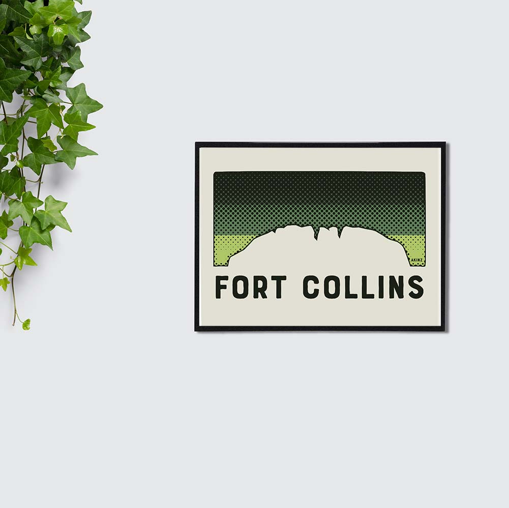 Fort Collins Sunset Art Print - 8" x 10"