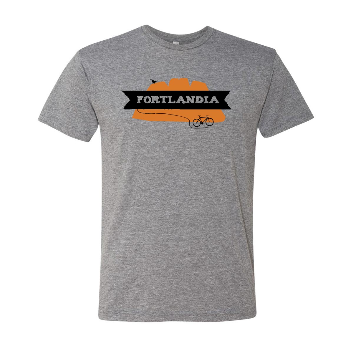 Fortlandia Mens Tee - Grey Triblend